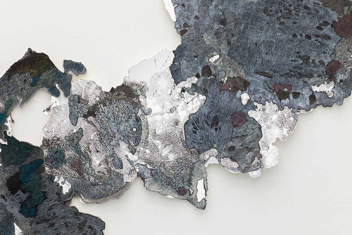 14_Rhizome Detail_ink and pencil on paper_280 x 190 cm_Kunstpalast Dusseldorf 2022